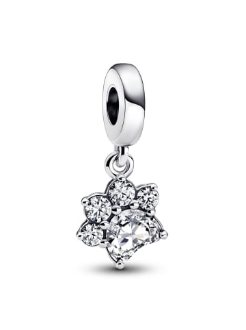 Pandora Charm-Anhänger Funkelnder Pfotenabdruck Silber
