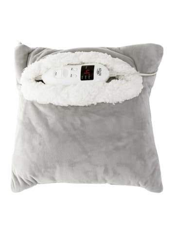 Adler Europe Adler AD 7412 Heizkissen mit Handöffung 38 x 38  cm - 8 Heizstufen, Grau in Grau