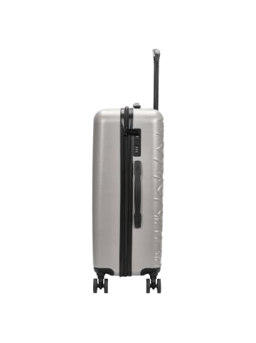 Valentino Bags Mars Carry On - 4-Rollen-Trolley M 65 cm (silber) in silver