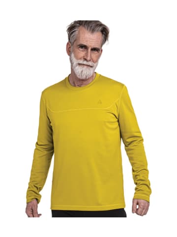 Schöffel T-Shirt "CIRC Longsleeve Style Smue MNS" in golden spice