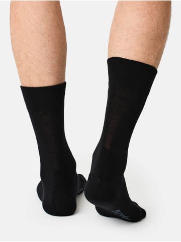 Nur Die  Freizeitsocken Weich & Haltbar Komfort in Schwarz