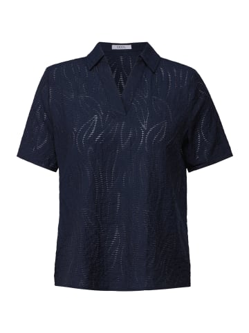 Cecil 'Blusenshirt mit Struktur' Marineblau