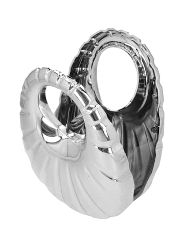 faina Women Handbag in Silver