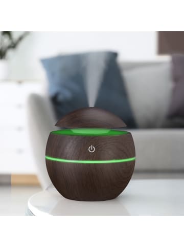 relaxdays Aroma-Diffuser in Dunkelbraun - 150 ml