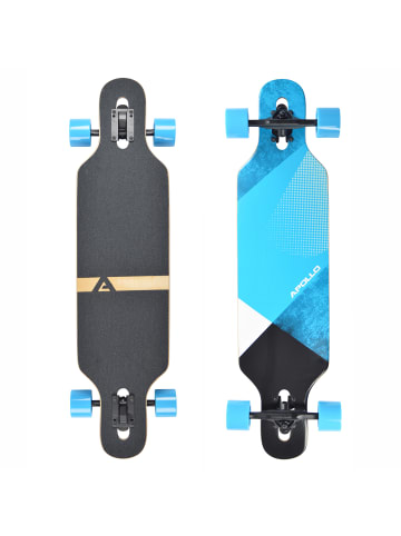 Apollo Twin Tip DT Longboard " Maguro " in blau/schwarz