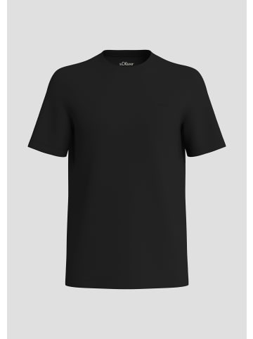 s.Oliver T-Shirt kurzarm in Schwarz