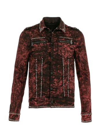 Cipo & Baxx Jeansjacke in Burgundy