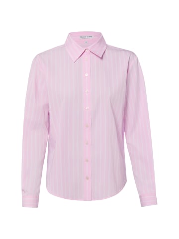 Marie Lund Bluse in rosa weiß