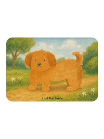 Mr. & Mrs. Panda magnet Hund Flauschig Design ohne Spruch in Weiß