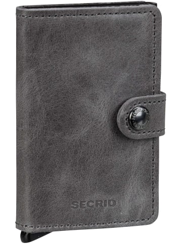 Secrid Geldbörse Miniwallet Vintage in Grey-Black