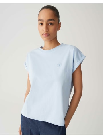 OPUS Rundhals T-Shirt für Damen in blau