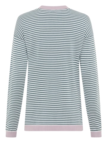 Kangaroos Strickpullover in petrol-rosa