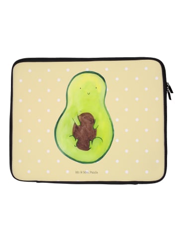 Mr. & Mrs. Panda Notebook Tasche Avocado Kern ohne Spruch in Gelb Pastell