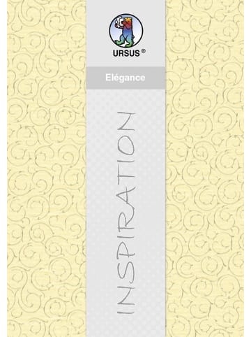 Buntpapierfabrik Ludwig Bähr Prägekarton Elegance 220g/qm 23x32cm Packung mit 5 Blatt Barock c...