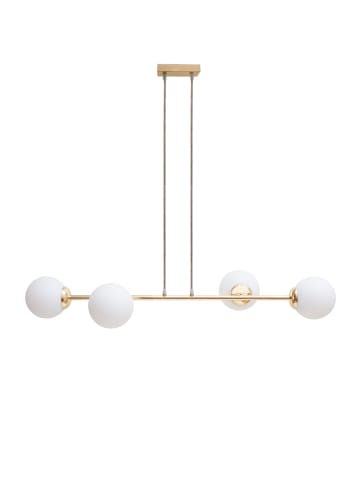 Licht-Erlebnisse Pendelleuchte (B)12 x (L)85 x (T)95 cm in Gold Weiß