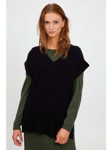 b.young Pullunder BYMISHA SLIPOVER - 20810220  Strickpullunder mit V-Ausschnitt in black denim