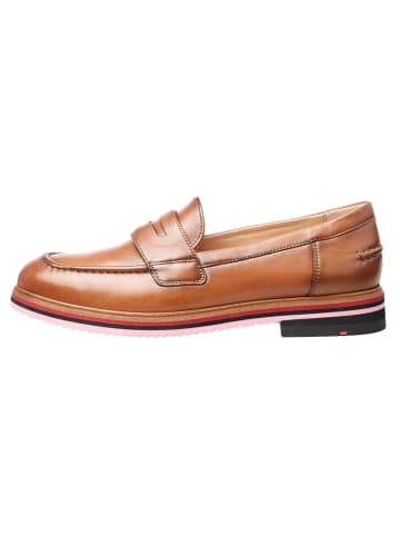 LLOYD Slipper mit flachem Blockabsatz in BRAUN