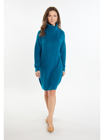 Usha Damen Strick Kleid in Petrol