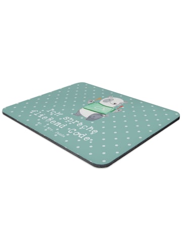 Mr. & Mrs. Panda Mouse Pad Code Meister mit Spruch in Meeresbrise