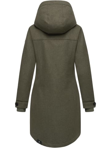 ragwear Wintermantel Jannisa Coat in Dark Olive