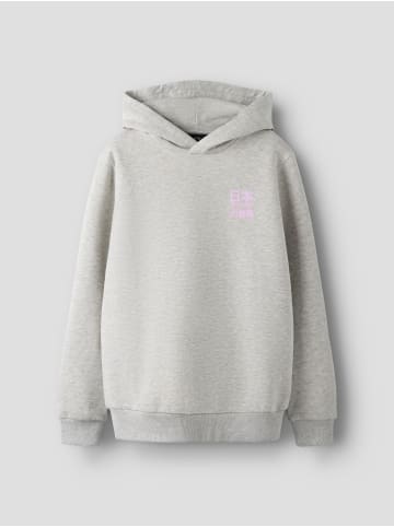 name it Hoodie in Light Grey Melange