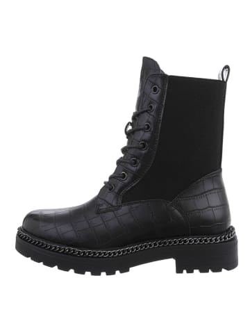 Ital-Design Stiefelette in Schwarz