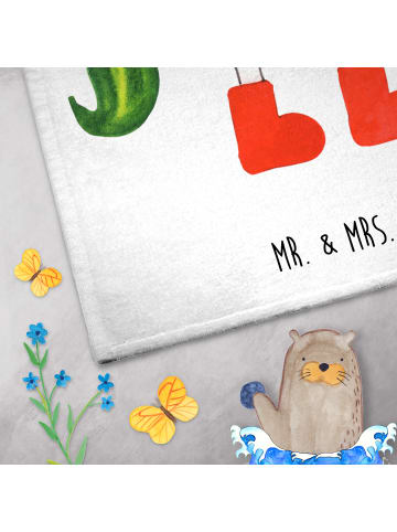 Mr. & Mrs. Panda Kinderhandtuch Einhorn Gärtner ohne Spruch in Weiß