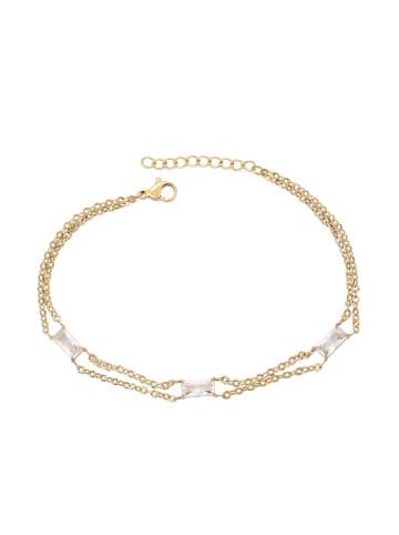 faina Women Double Chain Bracelet in Gold