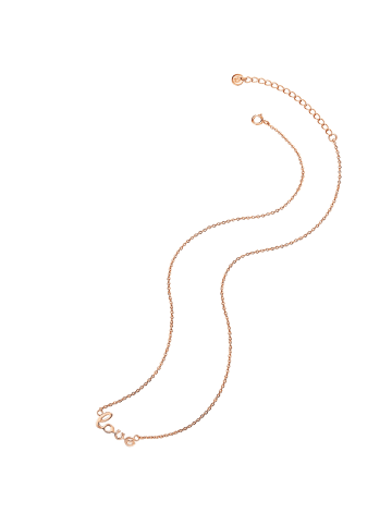 Glanzstücke München Halskette love Sterling Silber in roségold