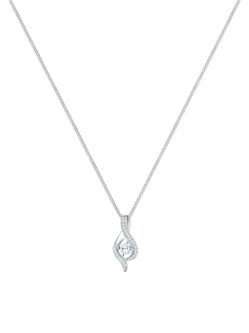 Elli Halskette 925 Sterling Silber Infinity in Weiß