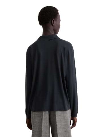 Marc O'Polo Jerseybluse loose in Deep Night Blue