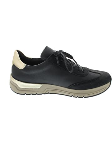 rieker sportlicher Schnürer Schwarz