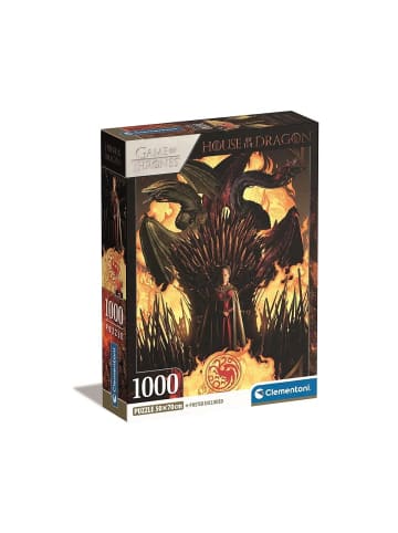 Clementoni House of the Dragon Throne Clementoni 1000-teiliges Puzzle