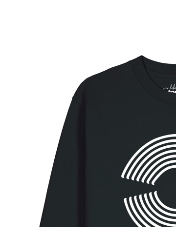 wat? Apparel Sweatshirt Abstract 01 in Schwarz