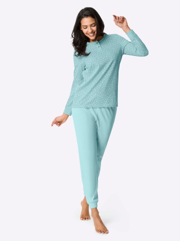 Sieh an! Schlafanzug in mint-ecru