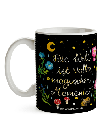 Mr. & Mrs. Panda Kaffeebecher Magische Welt mit Spruch in Bunt