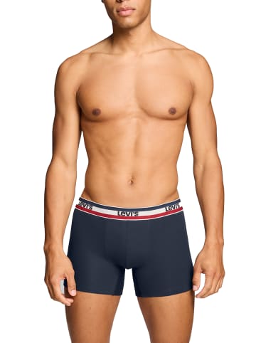Levi´s Boxershorts LEVIS MEN REPEAT SPW LOGO BOXER BRIEF 2P in Navy