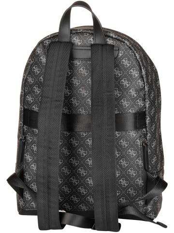 Guess Rucksack / Backpack Milano 4G Eco Compact in Dark Black