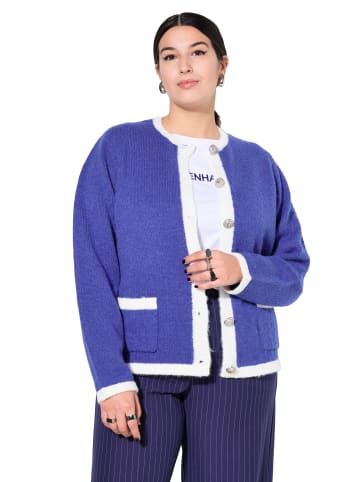 Studio Untold Strickjacke in blauviolett