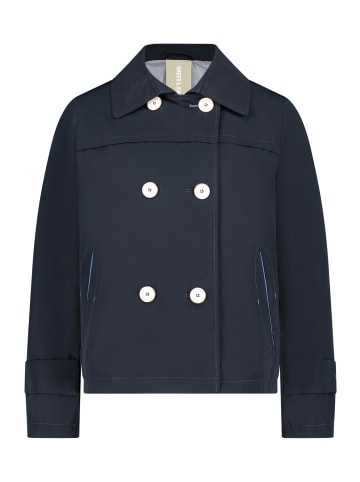 AMBER & JUNE Sommerjacke mit Kragen in Dunkelblau