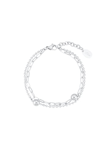 S. Oliver Jewel Armband Edelstahl in Silber