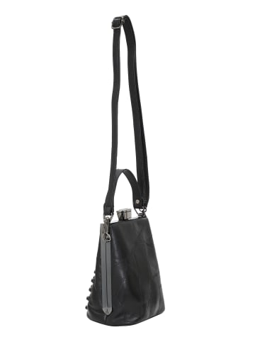 NAEMI Damen Handtasche in Schwarz