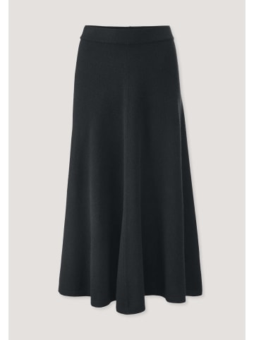 Hessnatur Strick Rock Midi in schwarz