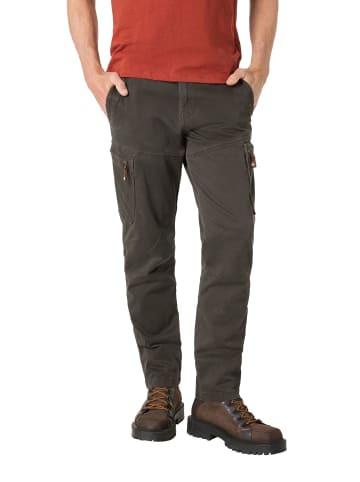 Timezone Cargo Hose mit seitlichen Taschen und Knopfverschluss in Grau