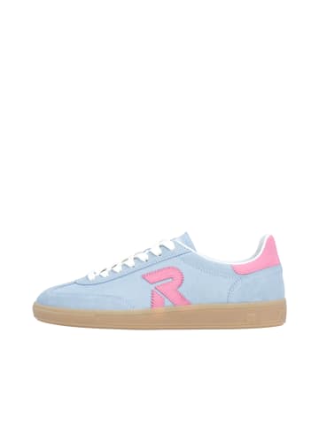 rieker Lowtop-Sneaker in eisblau/pink