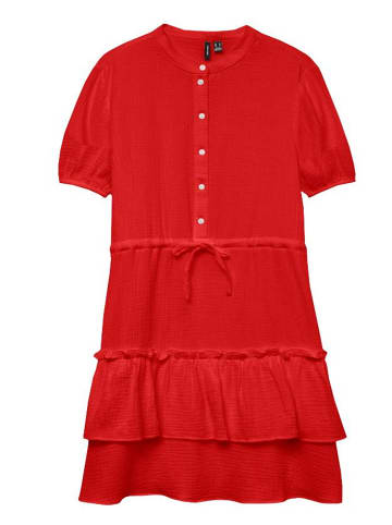Vero Moda Kleid in Fiery Red