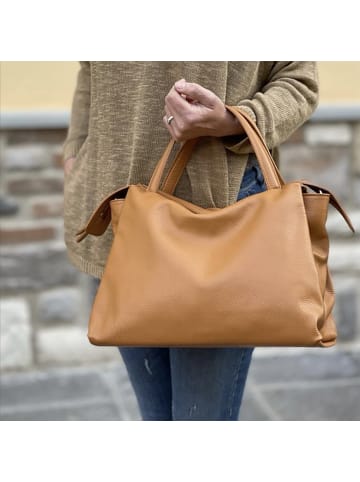 Florence Leder Umhängetasche Florence Tasche rosa ca. 35cm