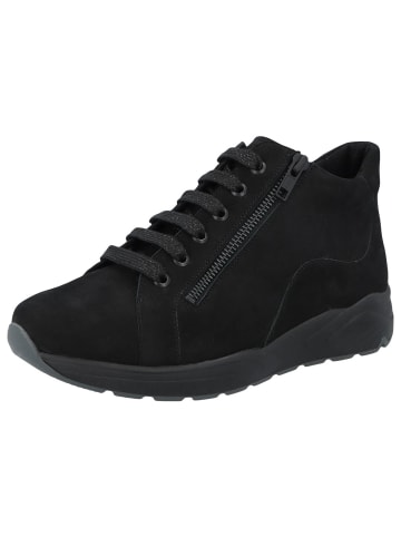 Solidus Damen Stiefel/Boots ungefüttert Mia NUBUK schwarz in Schwarz