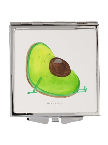 Mr. & Mrs. Panda Handspiegel Avocado Schwangerschaft ohne Spruch in Weiß
