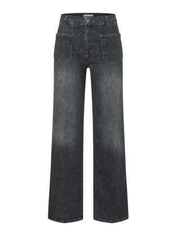More & More gerade Jeans, Retrolook in grey denim